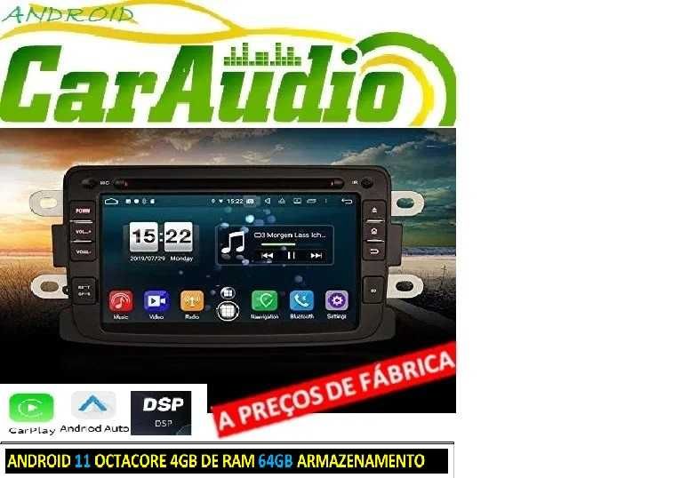 Auto-rádio 2 din android 13 Megane Dacia Duster Logan Sandero Dokker