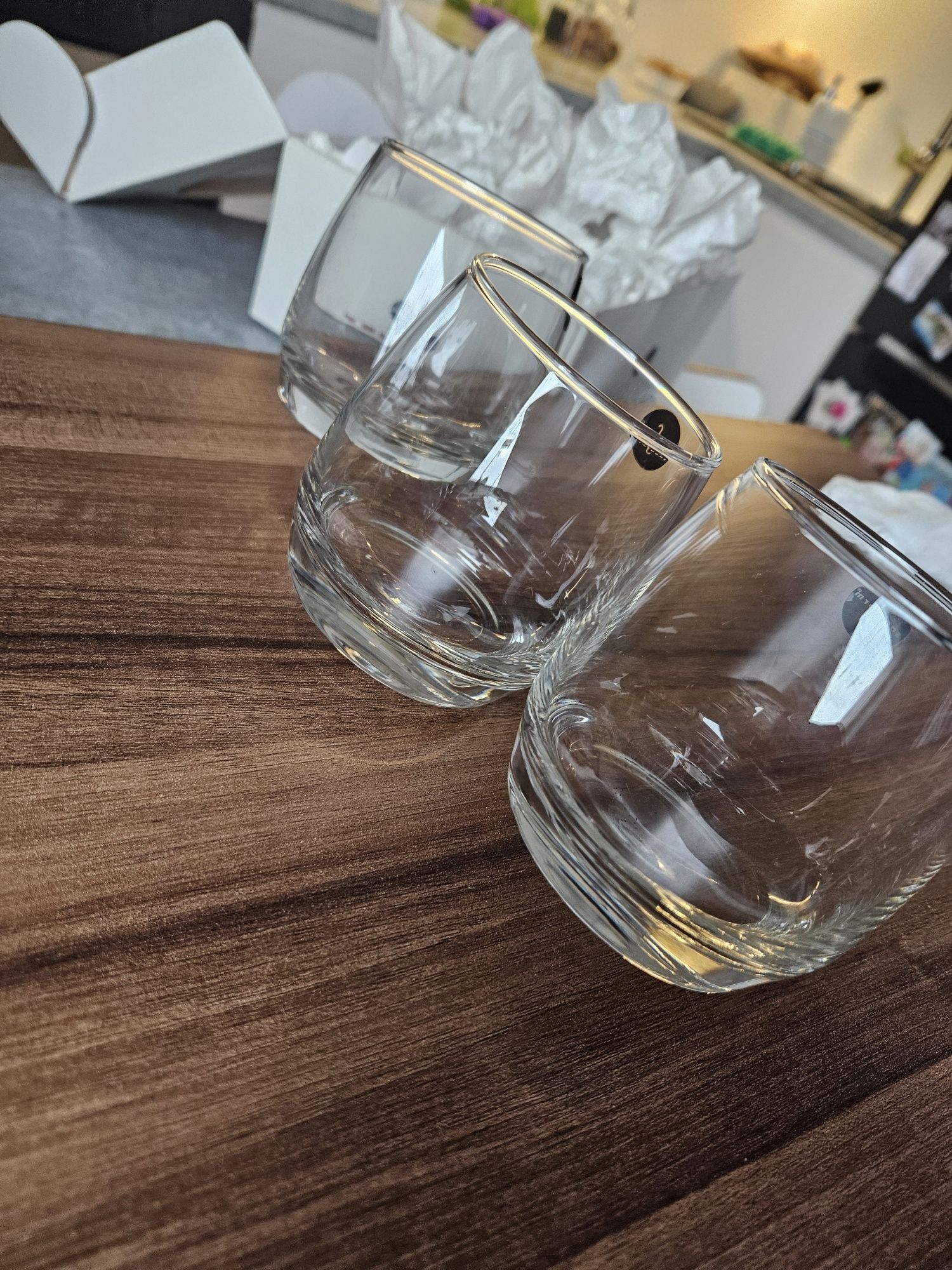 Bujające kręcące szklanki do whisky alkoholu zestaw 6szt sagaform