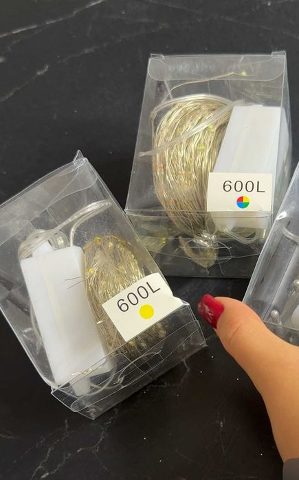 гірлянда на ялинку, гірлянда кінський хвіст, герлянда роса