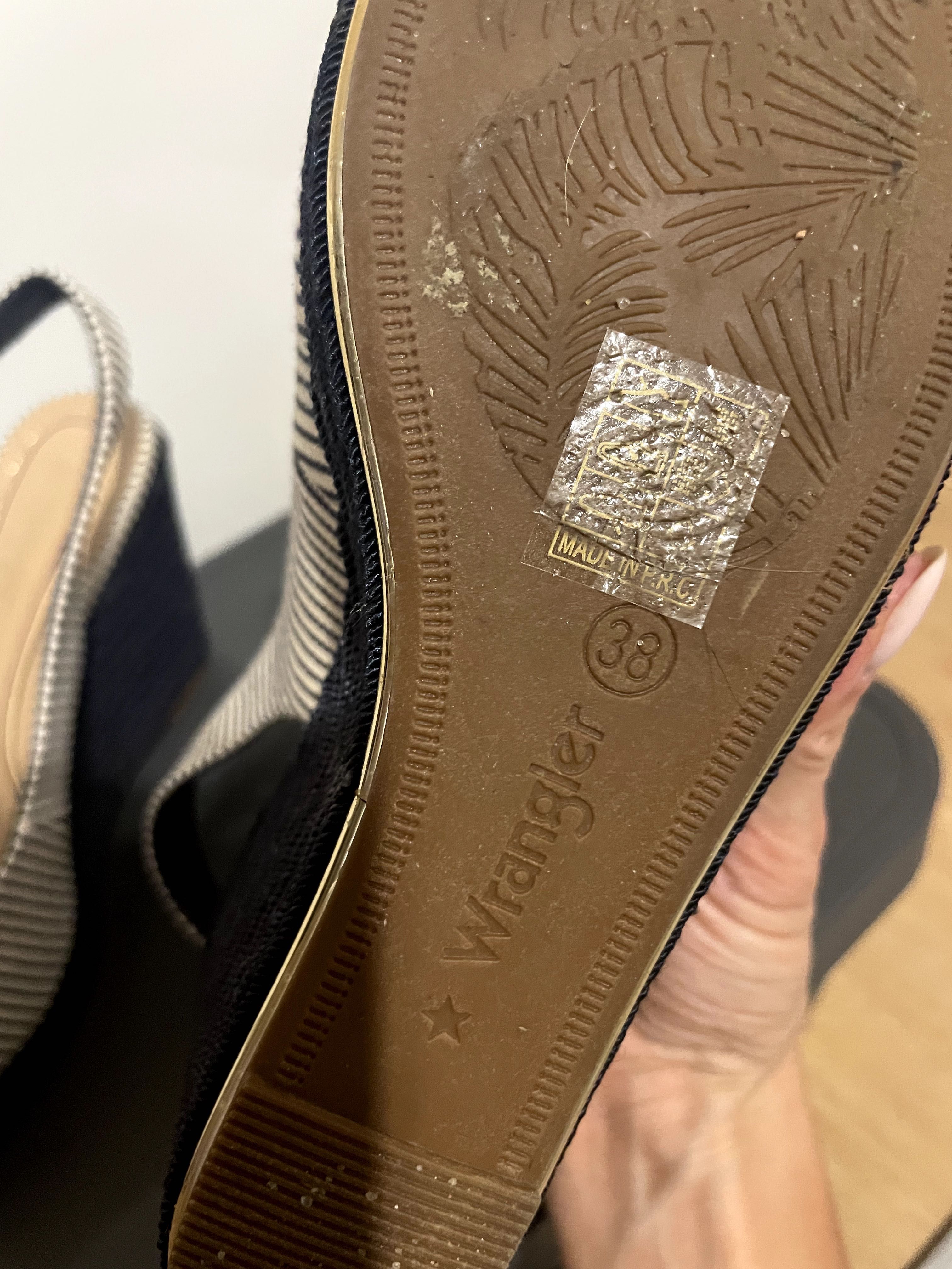 Espadryle na koturnie - Wrangler