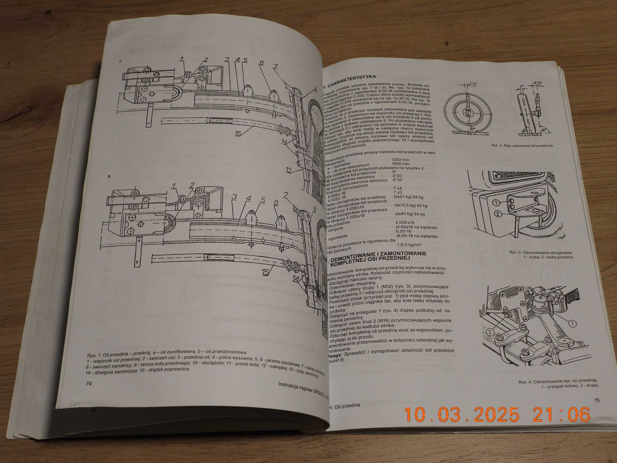 Kołowe ciągniki rolnicze URSUS C-360 i C-360 3P Instrukcja napraw