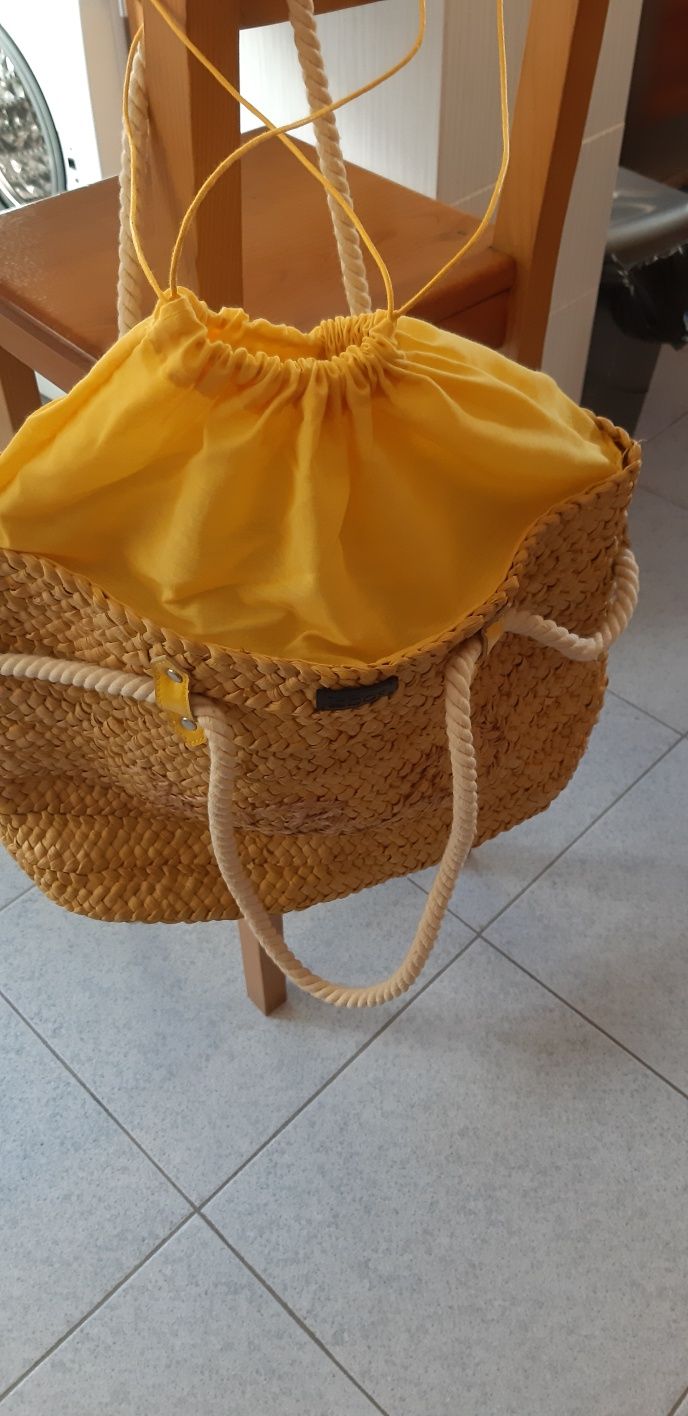 Saco de corda forrado