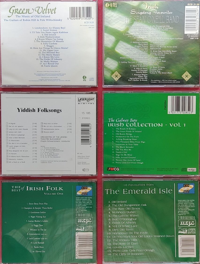 6 cd's música Celta irlandesa