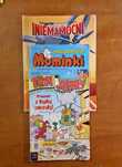 3 różne komiksy: Iniemamocni, Muminki i Tom I Jerry