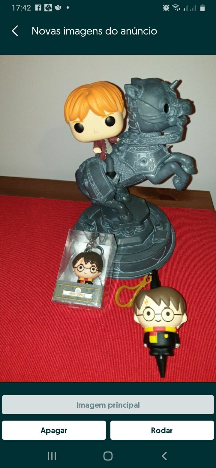 Harry Potter boneco caneta porta chaves Pop Ron Weasley l