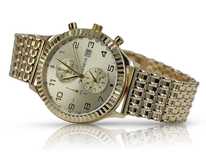 Złoty zegarek 14k 585 z bransoletą męski Geneve mw007y&mwb013y Katowic