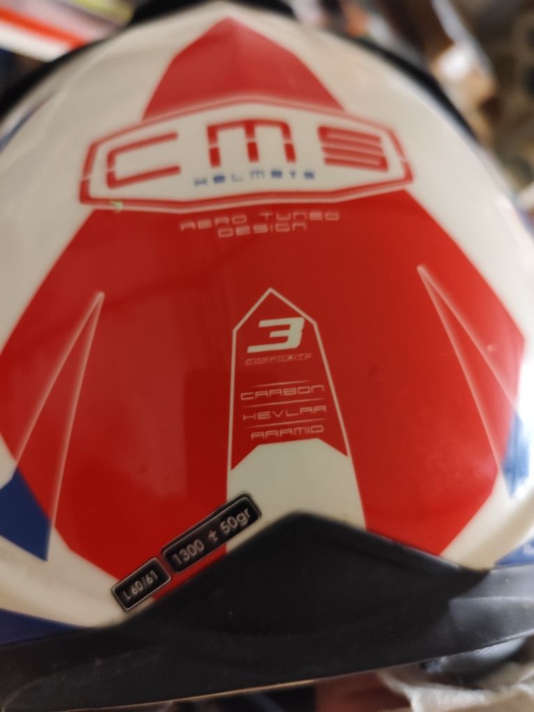 Capacete de mota CMS
