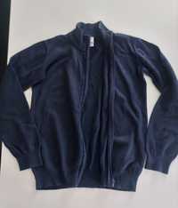Świetny rozsuwany sweter wiskoza r 134/140