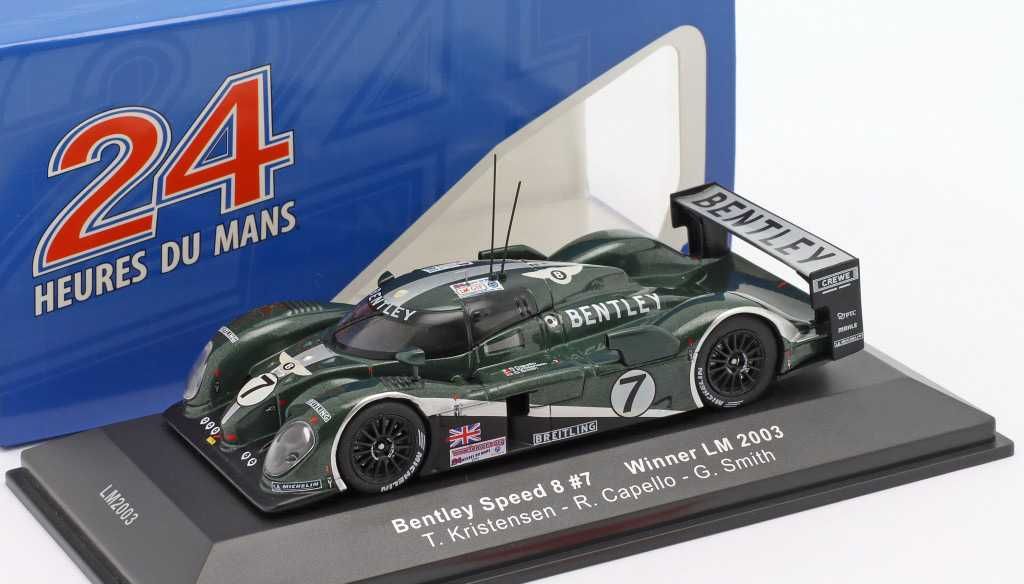 Model 1:43 Ixo Bentley Speed 8 #7 Winner 24h LeMans 2003