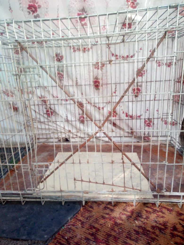 Продам просторную , большую клетку-вольер для собак 

Прочный металлич