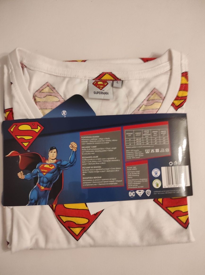 Koszulka t-shirt damski Superman L