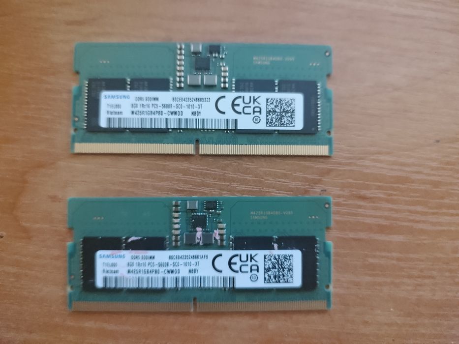 Продам пам'ять Samsung DDR5 16GB ( 2*8gb) 5600mhz