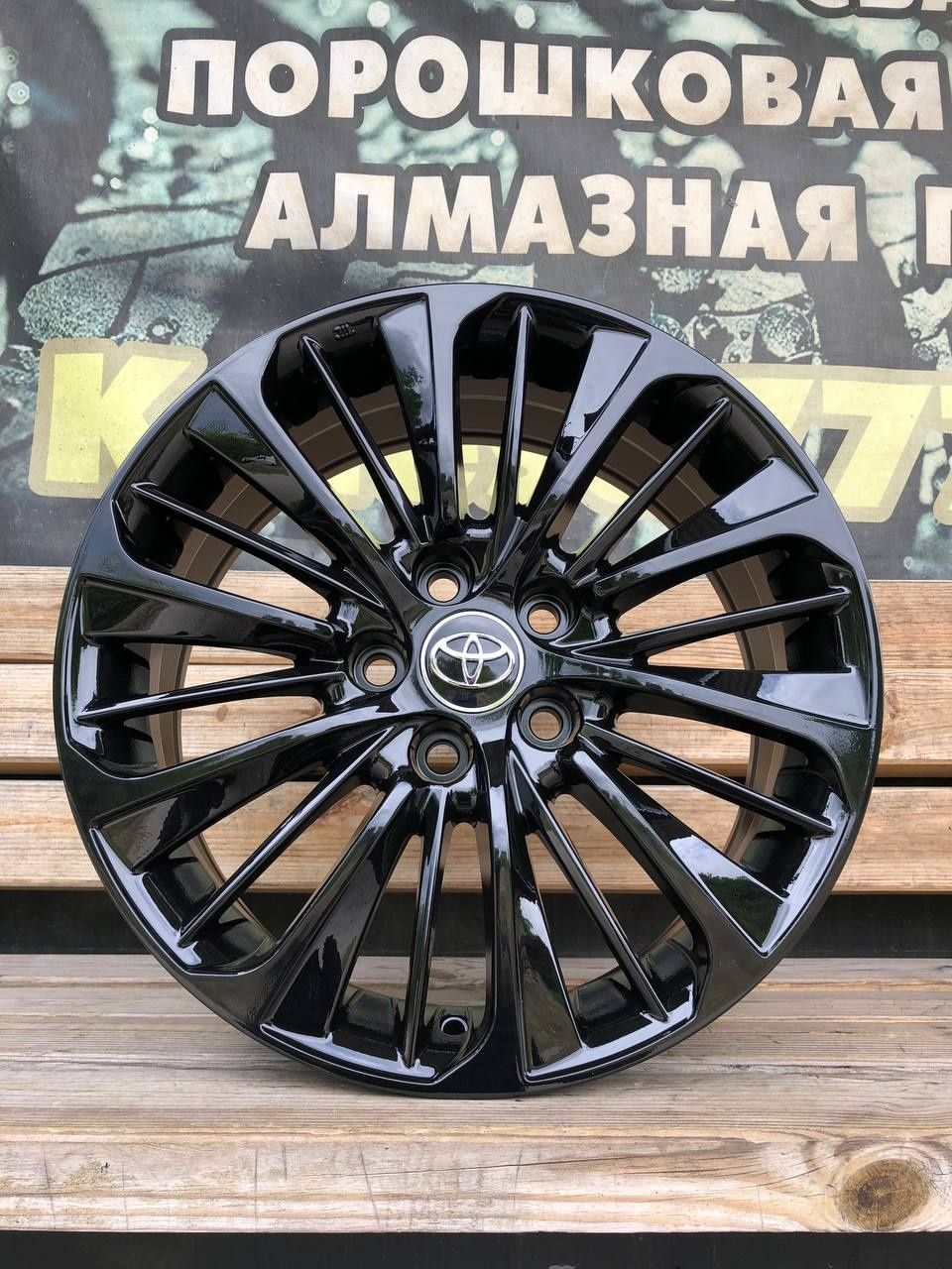 777 Новые черные диски R17 5/114.3 Toyota Camry Corolla Lexus IS GS ES