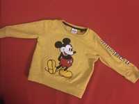 Bluza NEXT Mickey Mouse 80cm stan idealny