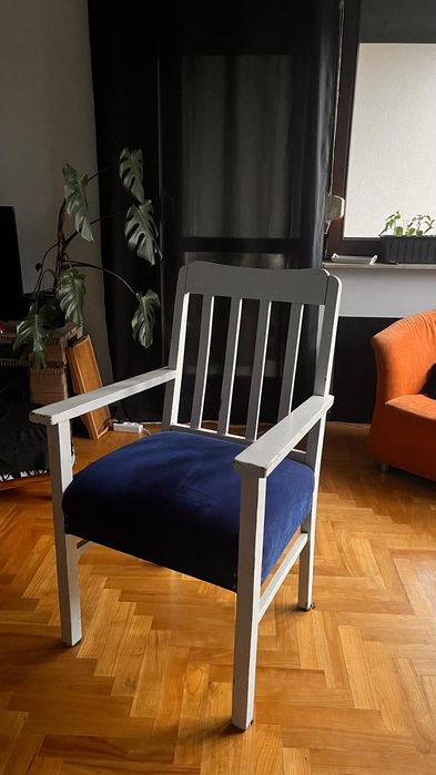 krzesło duże drewniane / fotel