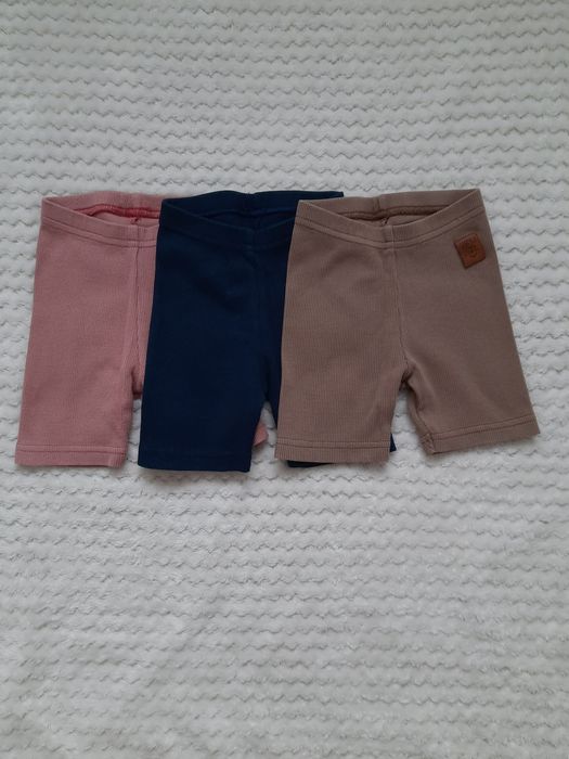 Krótkie spodenki prążkowane (kolarki) fabryka Bodziaków rozmiar 92