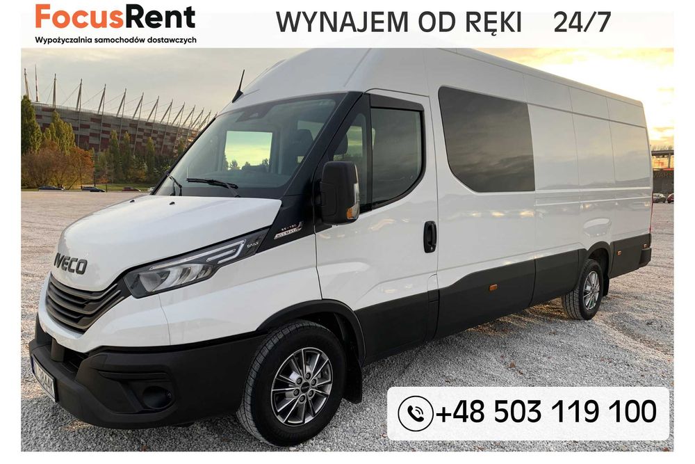 Wynajem brygadówka 6 7 osobowa L4 HAK wypożyczalnia busów dostawczych