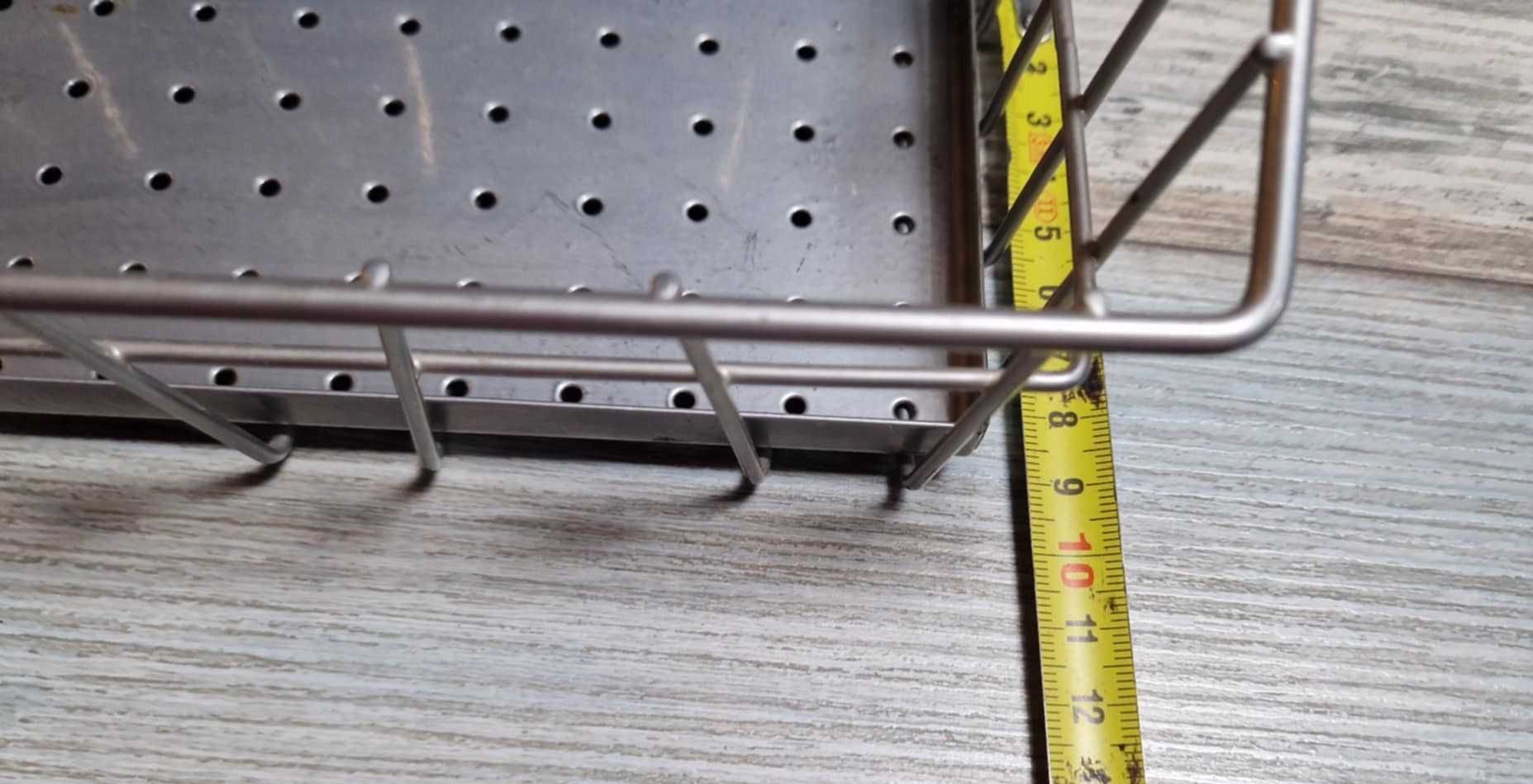 Zestaw IKEA Bygiel drążek, trzy koszyki i haczyki