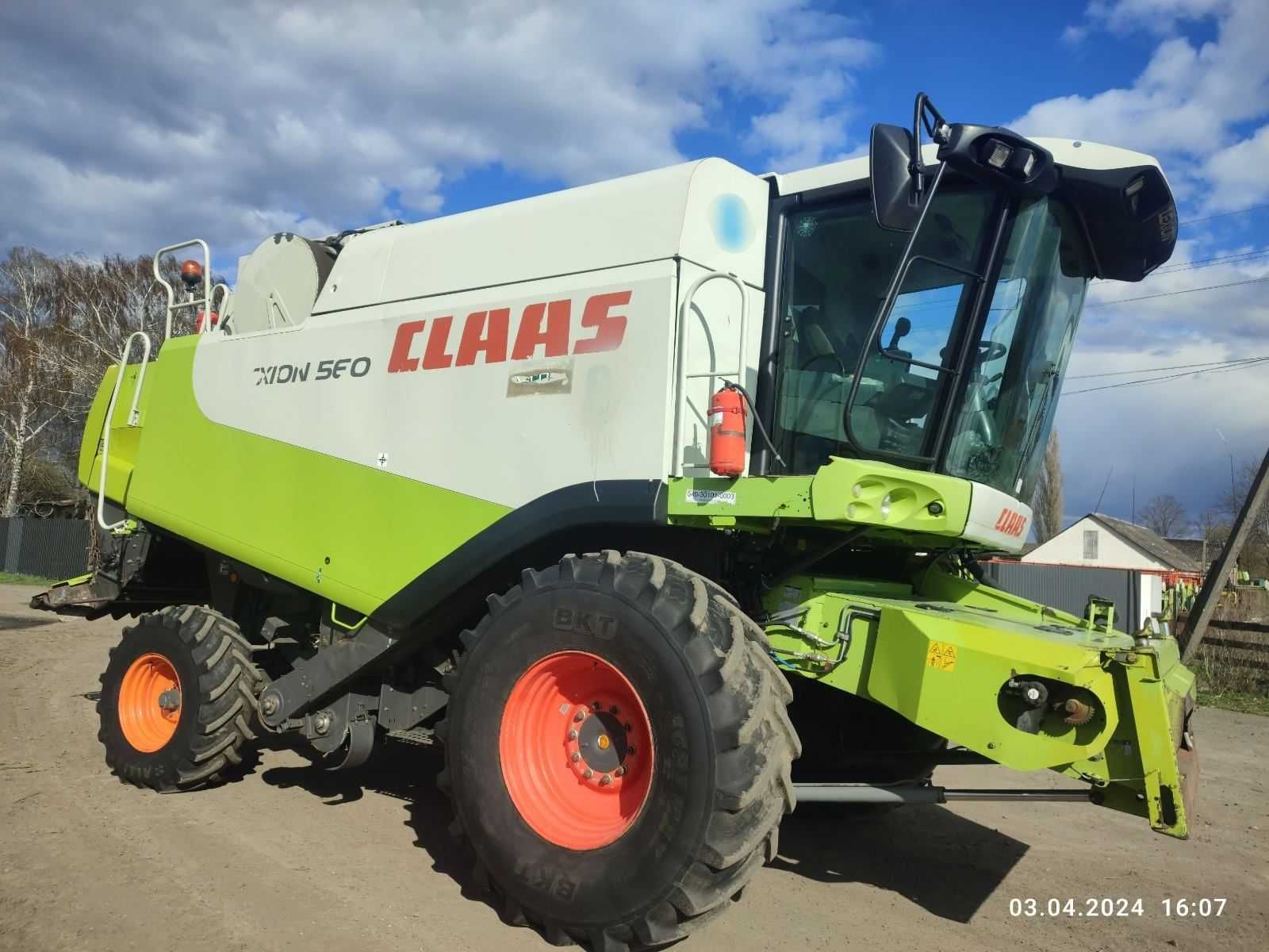 Комбайну Claas Lexion 560, 2008 р.в. АКЦІЯ!