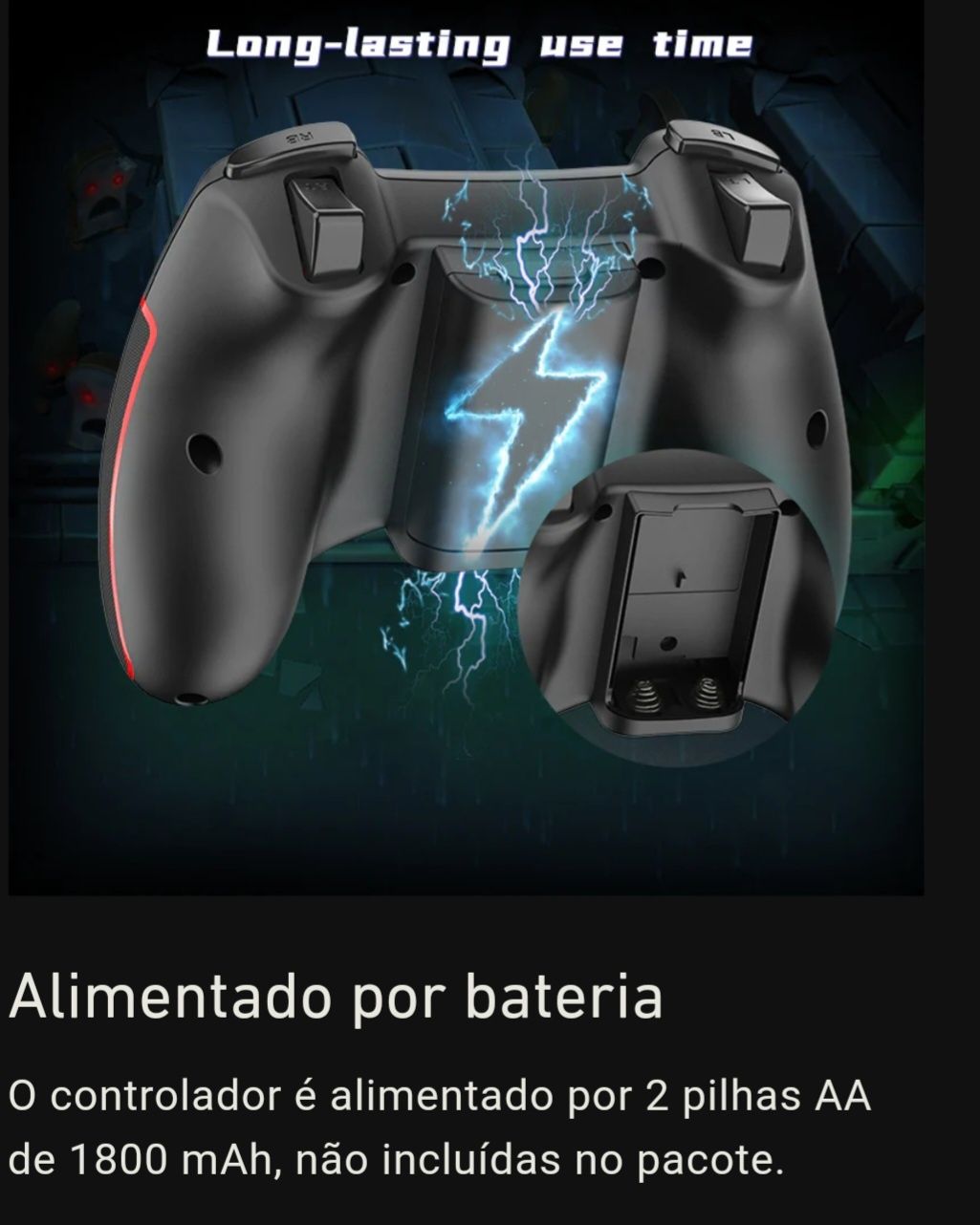 Comando wireless PS3, Steam, Nintendo Switch e PC