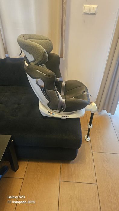 Fotelik samochodowy Isofix, obrotowy