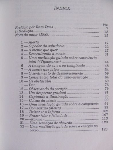 Karma, Consciência e Meditação de Stephen Levine