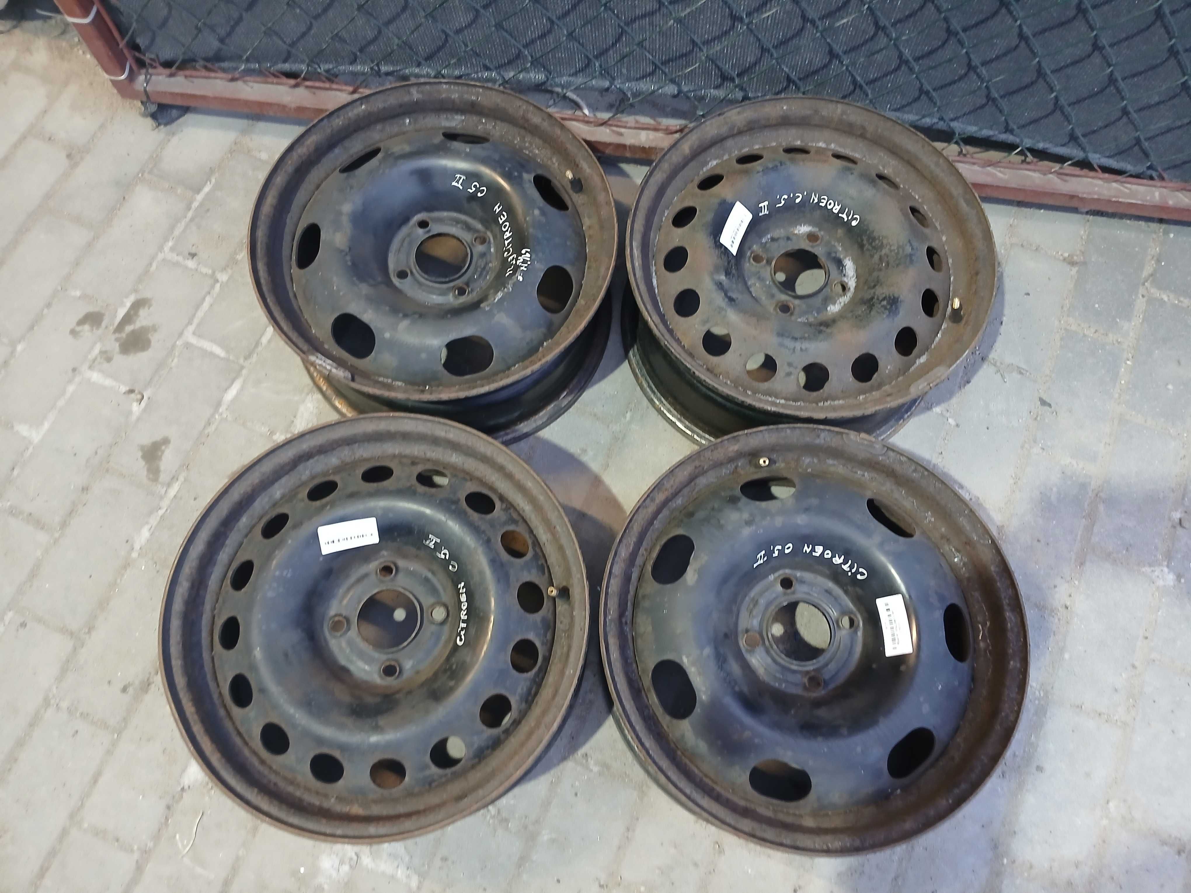 4x felgi stalowe 16 4x108 Citroen Berlingo C3 Elysee C4 Peugeot 208. 3