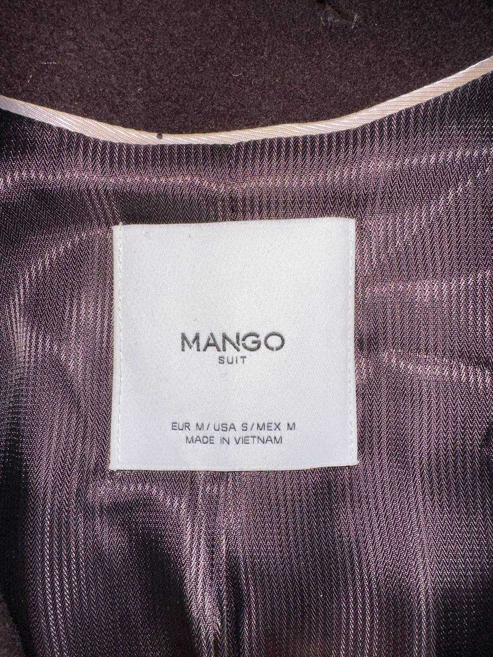 Бордове жіноче пальто Mango
