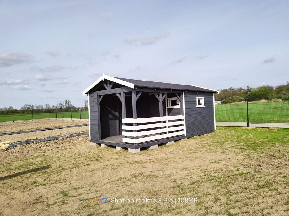 Domek z Tarasem 5x3 Montaz w cenie