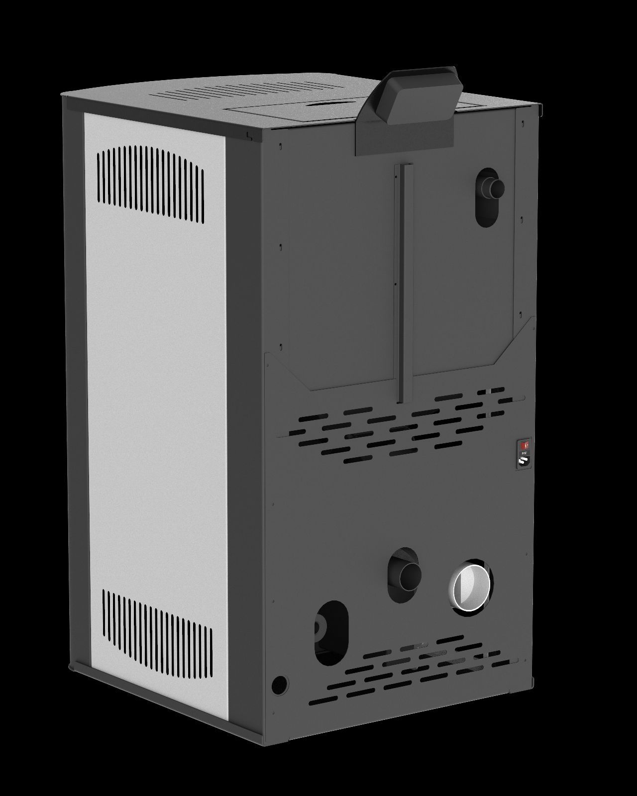 Piec na pellet z płaszczem wodnym 13 kw