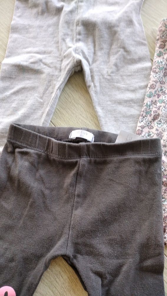 9 par legginsy Legi getry dla dziewczynki 68