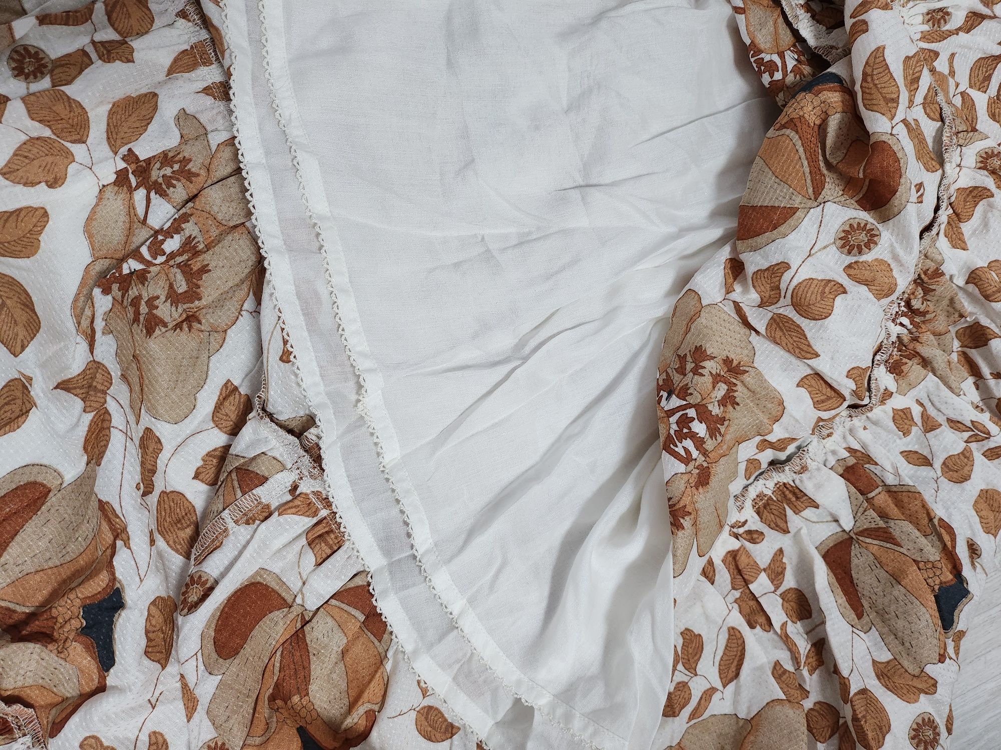 Длинное белое цветочное платье Anthropology  milkmaid