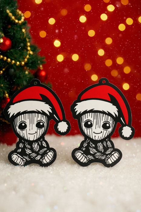 Ялинкові прикраси Groot Новорічний декор Подарунок Вартові Галактики