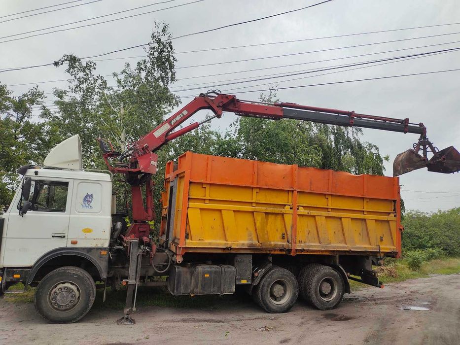 Услуги Погрузчика - Самосвала 6-7 м 30 куб с ковшом на 10 м вылет.!