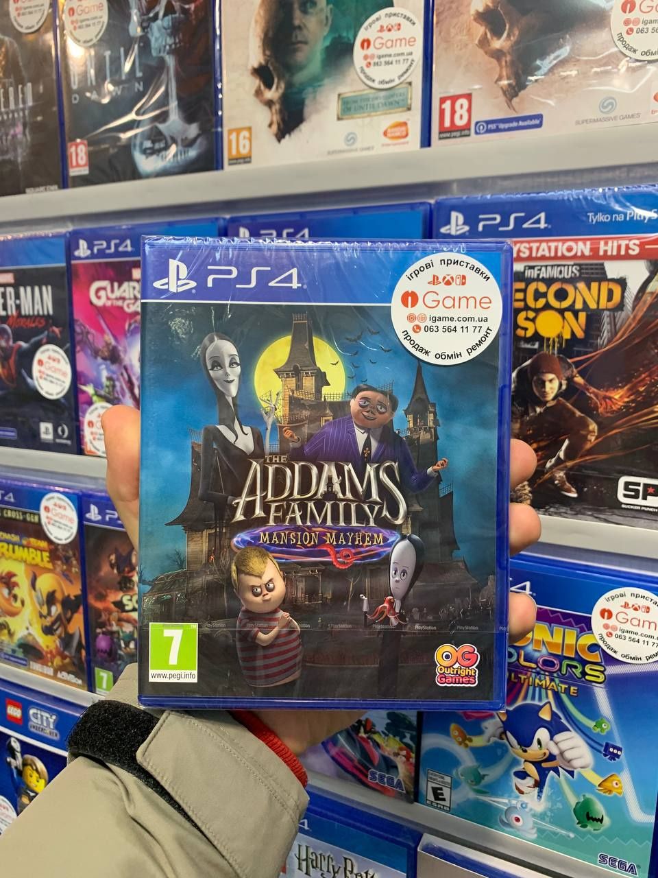 The Addams Family Mansion Mayhem, Ps4, Ps5, igame