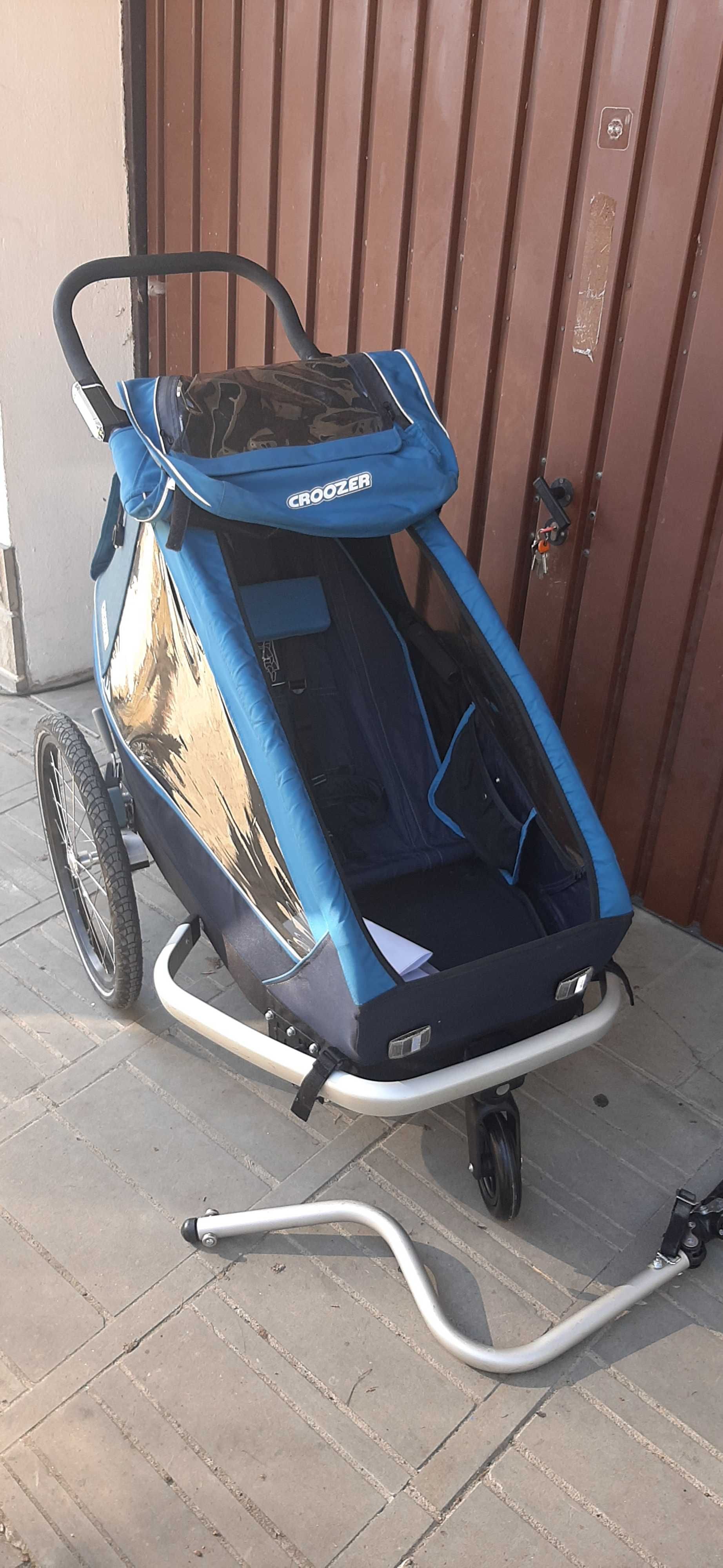 Croozer Kid  for plus 1 jak NOWA Led 3w1 jogger przyczepka rowerowa