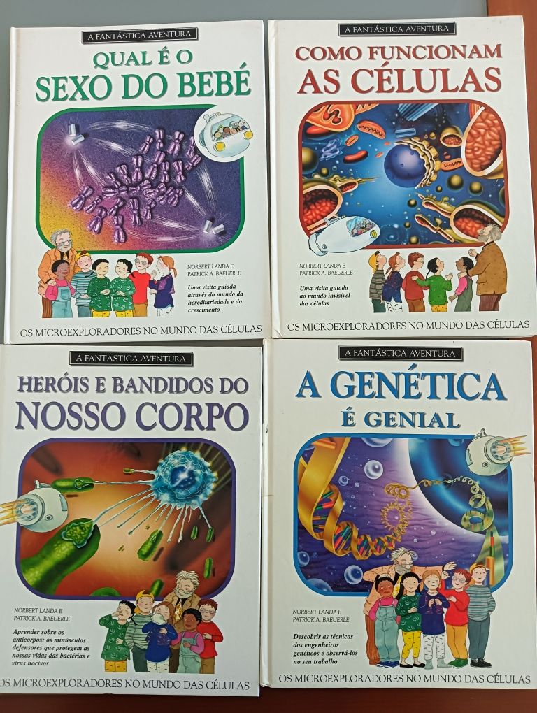 Coleção: A Fantástica Aventura - Os Microexploradores no Mundo Células