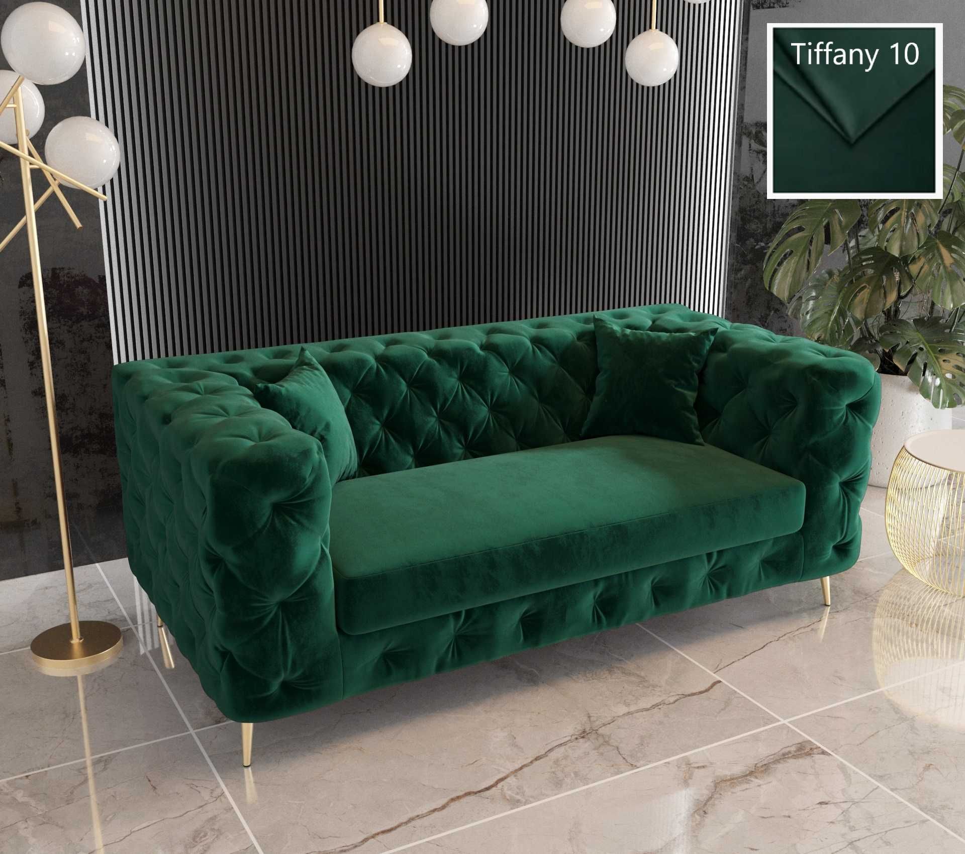 Sofa Boston Chesterfield Pikowana Glamour VeroLux