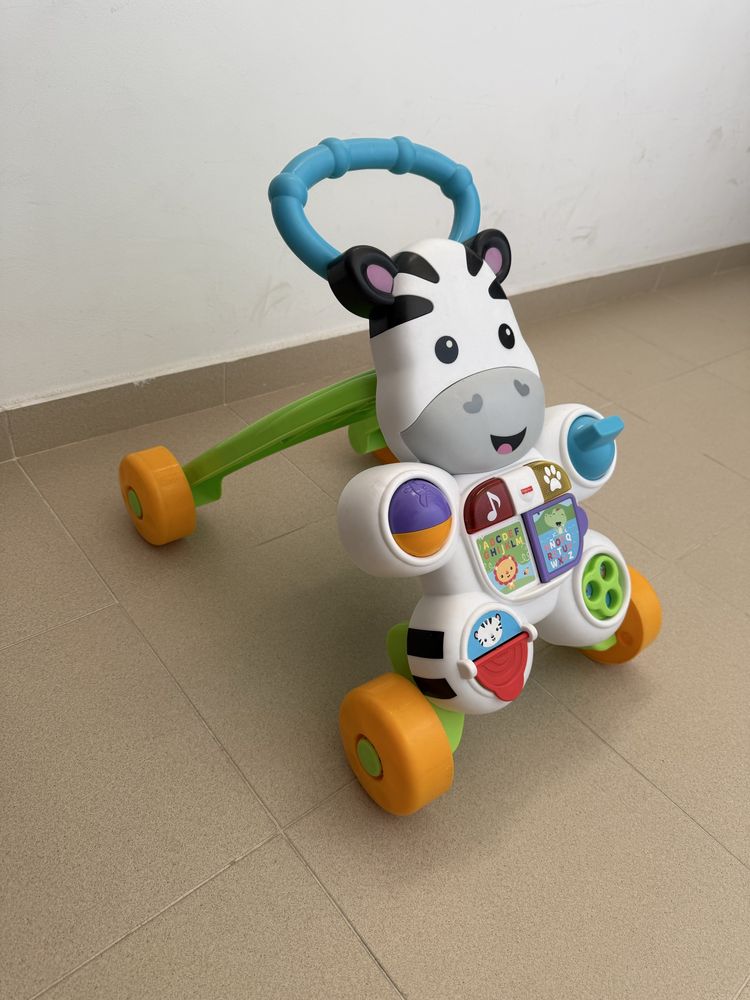 Andador bebe FISHER-PRICE Zebra Aprende Comigo