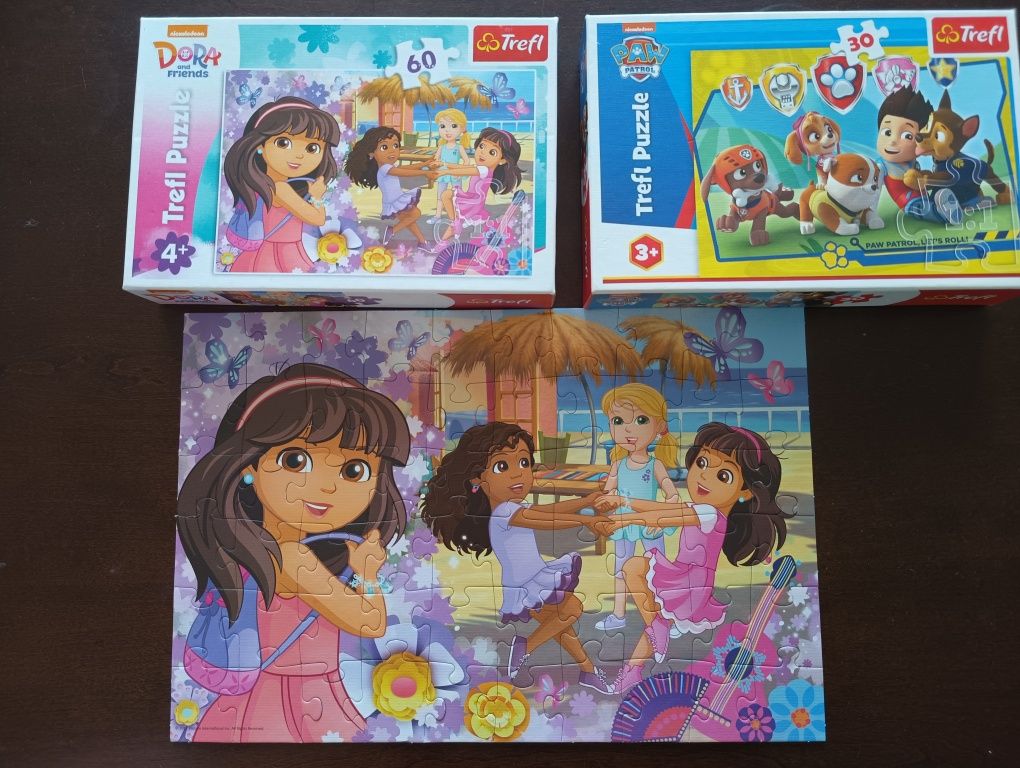 PuzzleTrefl -  Dora i przyjaciele 4+