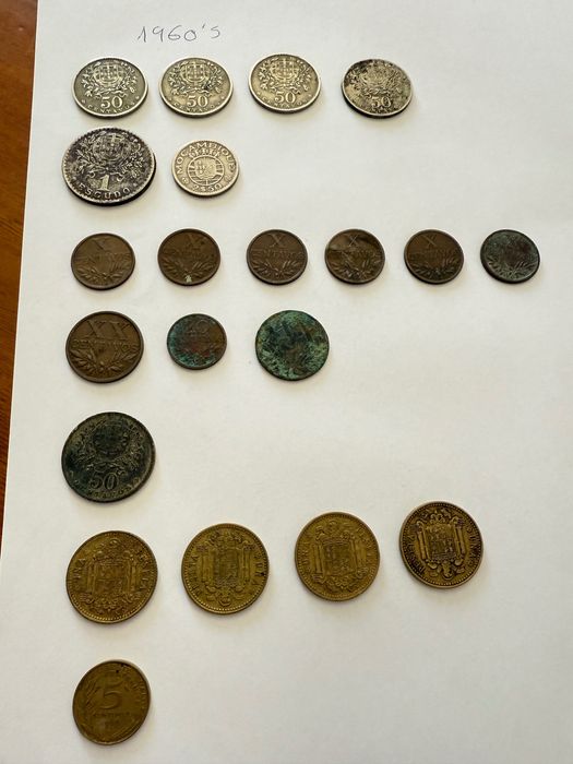 Moedas e notas antigas