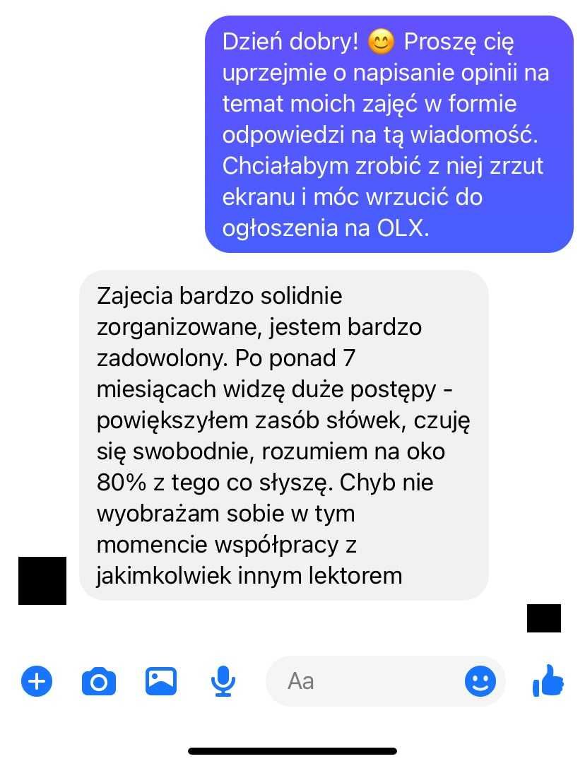 Angielski online z dwujęzyczną lektorką - podwójna moc językowa!