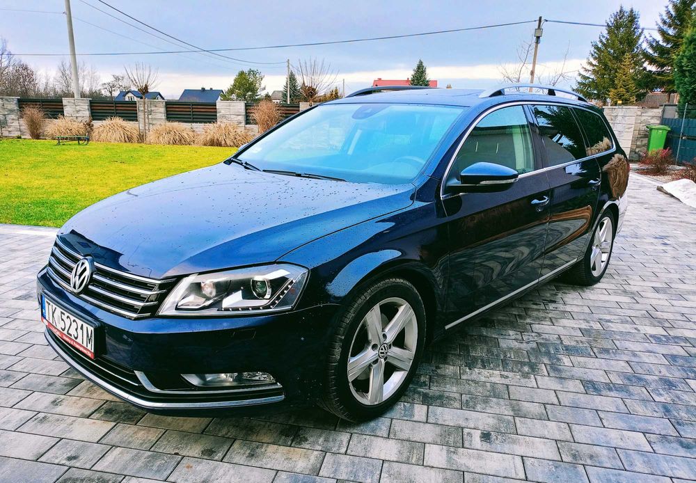 Volkswagen PASSAT B7 2.0 TDI 170KM manual highline el klapa led X3 f25