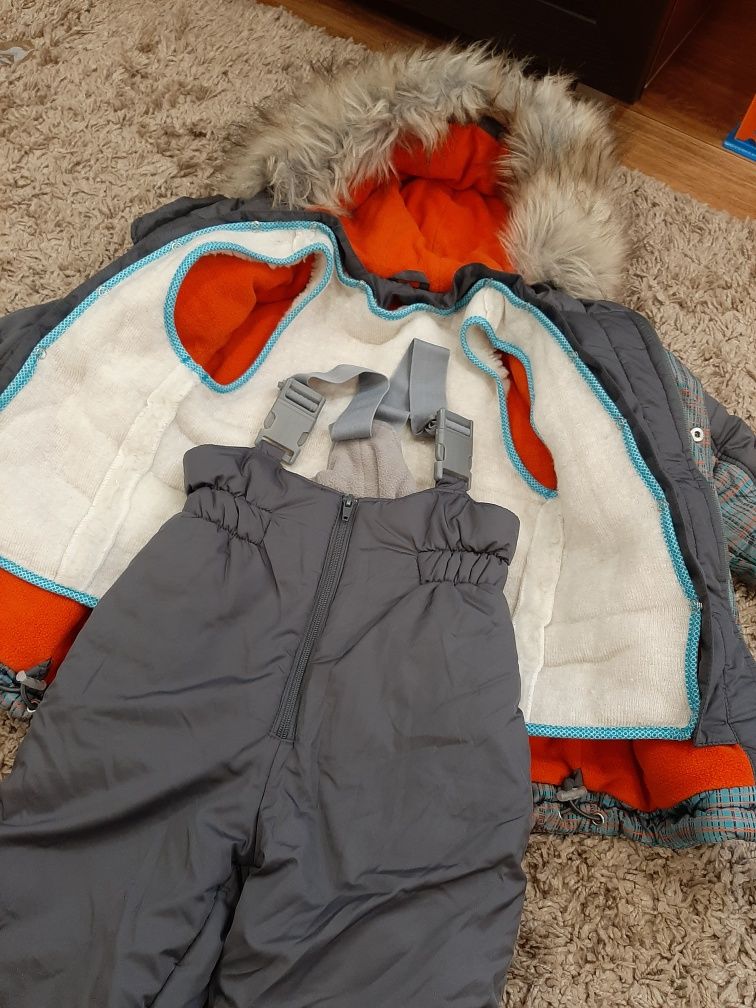 Зимняя курточка и полукомбинезон Бемби на 98рост