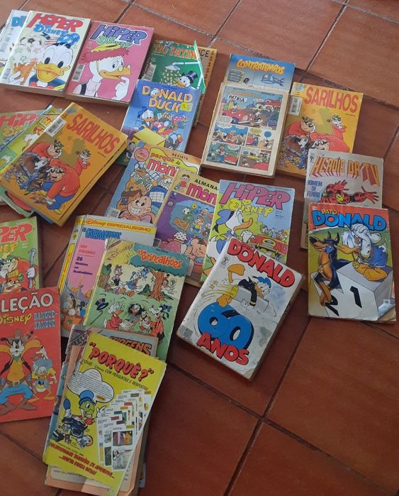 Livros antigos da Banda Desenhada