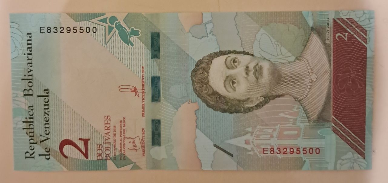 Notas da República Bolivariana da Venezuela , Não Circuladas.