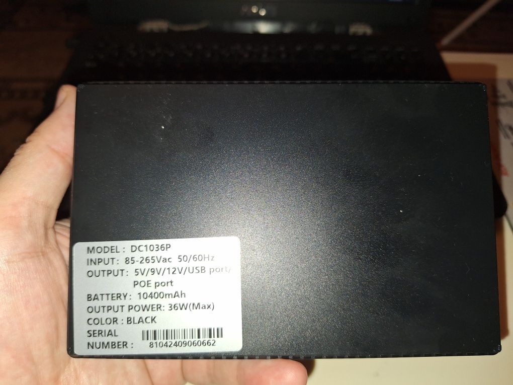 UPS для WiFi роутера та термінала 10400mAh (36W)