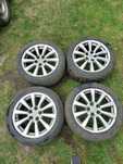 Felgi aluminiowe Lexus IS 17" + opony Dunlop - komplet