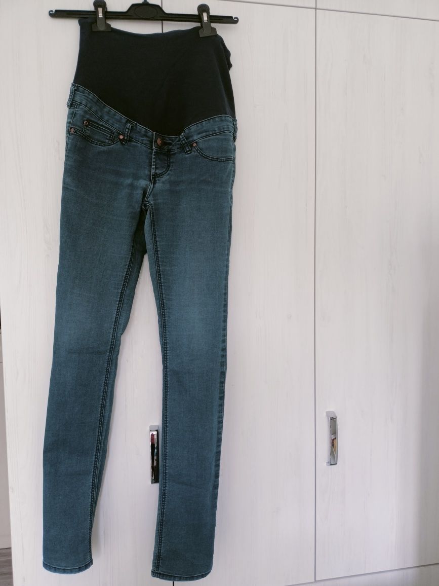Spodnie ciążowe, jeansy, rozm. 36