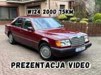 Mercedes-Benz W124 (1984-1993) 200D 75KM_Import_Niemcy_Rzetelny opis i prezentacja video ! 4 Biegi